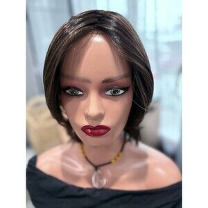 Belle tress “Mallorca” wig in color Dark brown with HL new